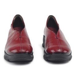 2-Zapato Amaya - Piel charol rojo