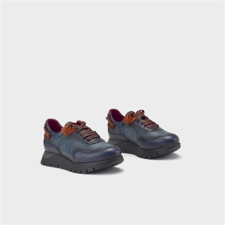 Deportivo Belén - Piel y tejido efecto papel navy 2