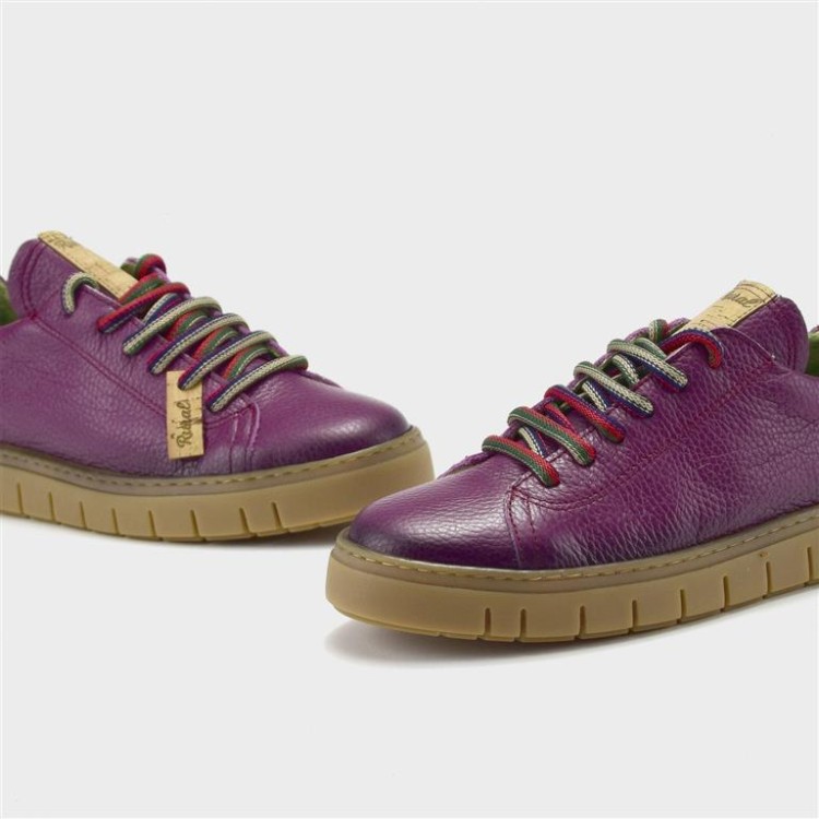 Sneaker Natural RURAL - Piel melanzana 3