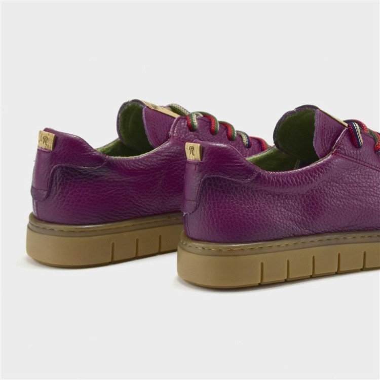 Sneaker Natural RURAL - Piel melanzana 4