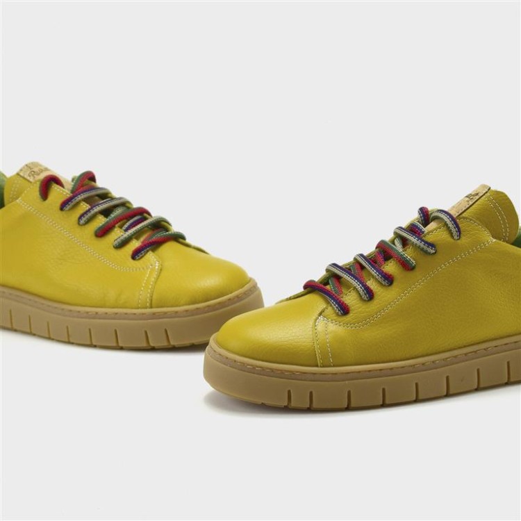 Sneaker Natural RURAL - Piel mostaza 3