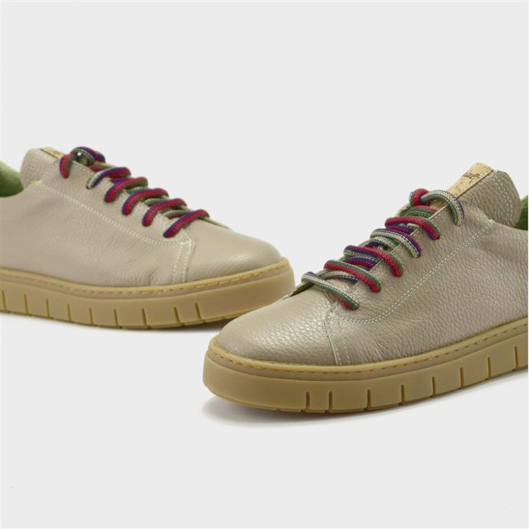 Sneaker Natural RURAL - Piel taupe 3