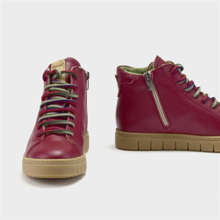 Botín Natural RURAL - Piel rioja 4