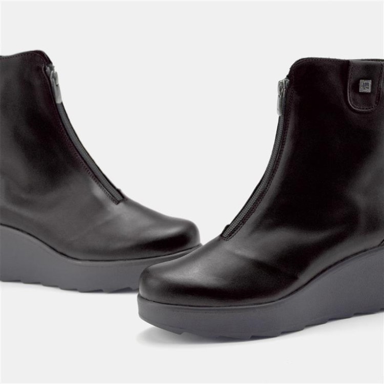 Botín Nieves - Piel negro 3