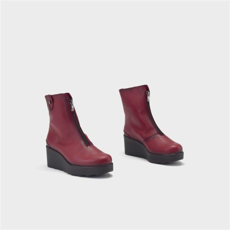 Botín Nieves - Piel teja 2