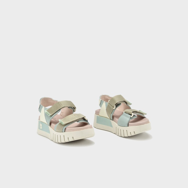 Sandalia Manuela - Piel bogota agua-hielo 2