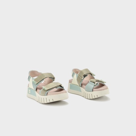 Sandalia Manuela - Piel bogota agua-hielo 2