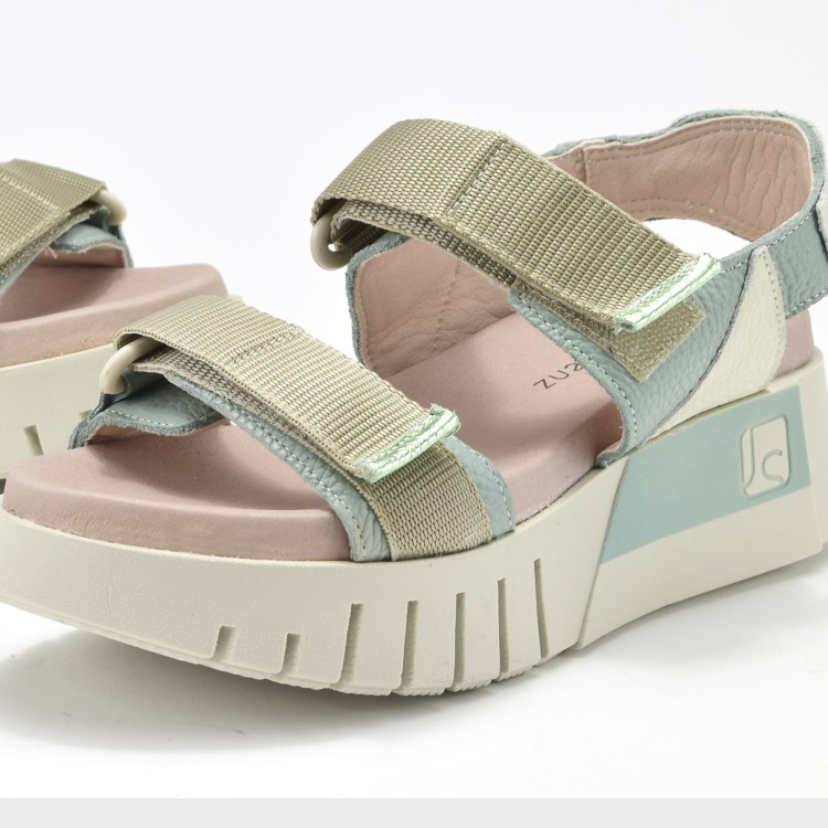 Sandalia Manuela - Piel bogota agua-hielo 3