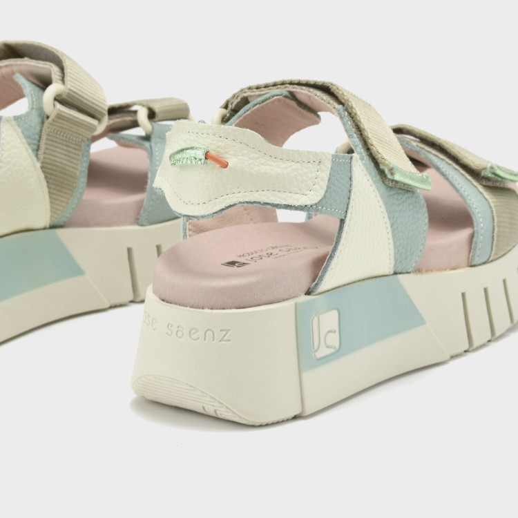 Sandalia Manuela - Piel bogota agua-hielo 4