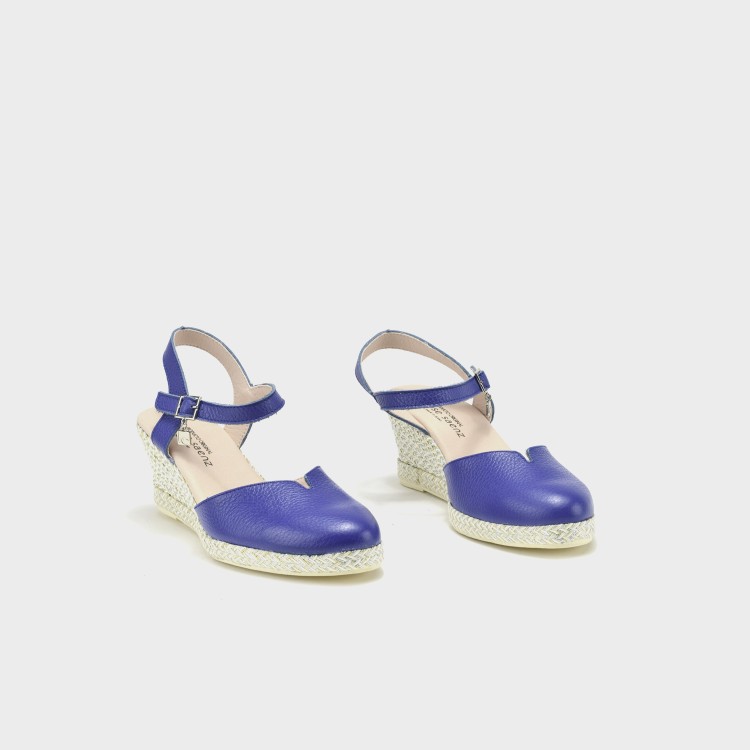 Zapato Yamila - Piel azulón 2