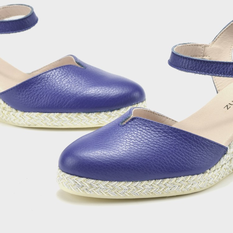 Zapato Yamila - Piel azulón 3