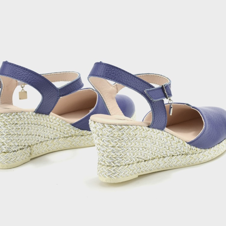 Zapato Yamila - Piel azulón 4