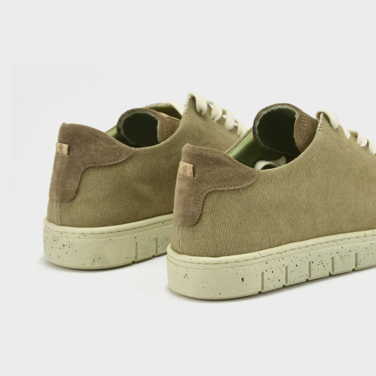 Deportivo Natural - Afelpado y lona lavada taupe 4