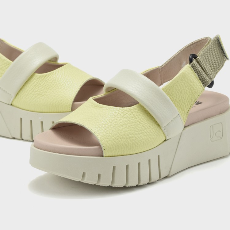 Sandalia Manuela - Piel bogota ibiza iris canario-hielo 3