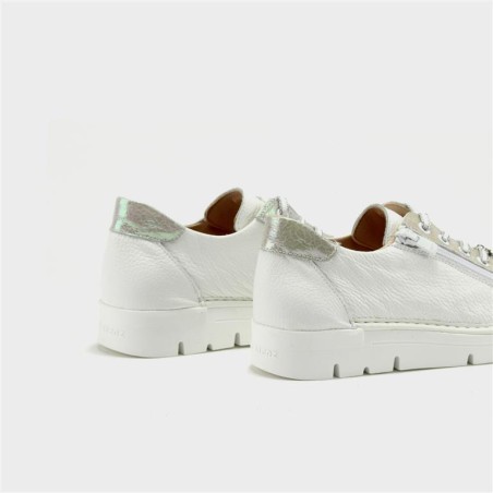 Deportivo Eva - Piel bogotá blanco con detalles irisados hielo 2