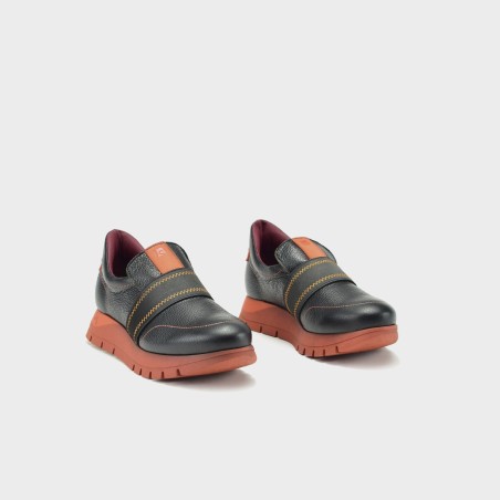 Mocasín FITandGO Belén - Piel negro 2