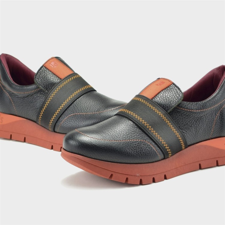 Mocasín FITandGO Belén - Piel negro 3