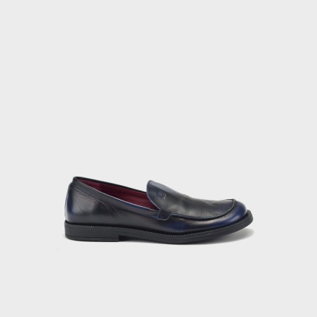Mocasín Martina - Piel cepillada navy 1