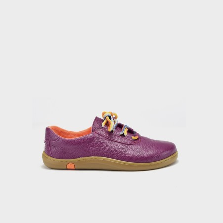 Zapato RURAL BAREFOOT - Piel berenjena 1